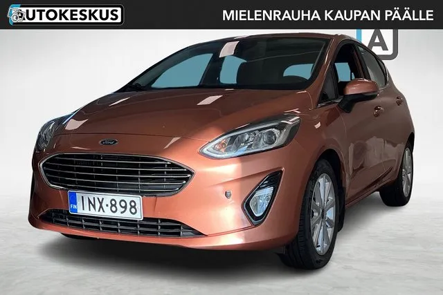 Ford Fiesta 1,0 EcoBoost 100hv M6 Titanium * Lämmitettävä tu Image 1